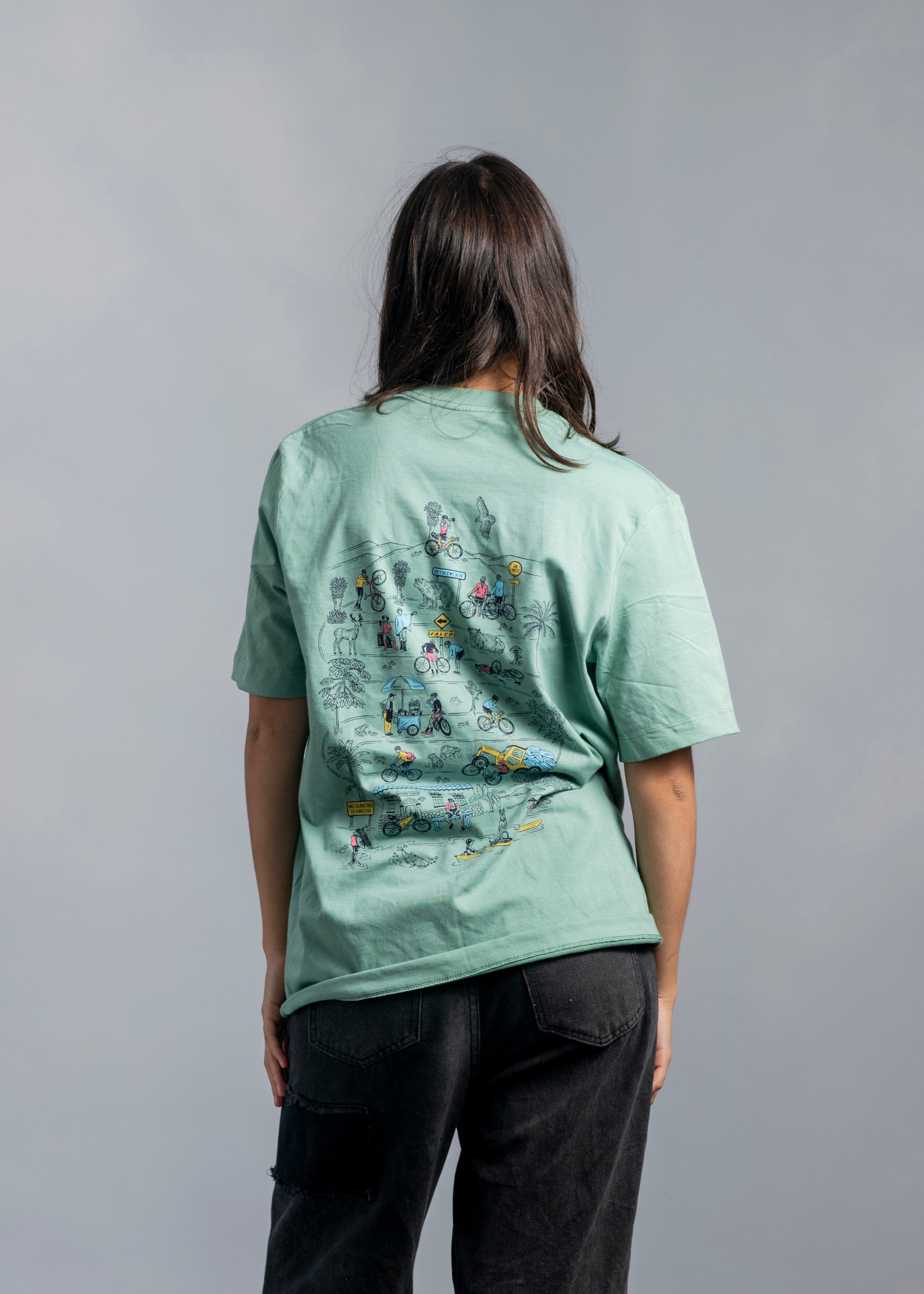 CAMISETA VERDE WOMEN